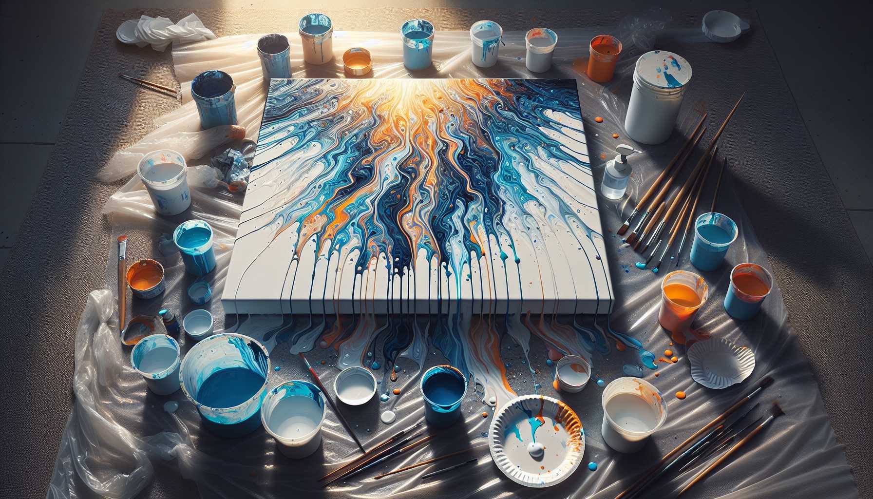 Easy Paint Drip Art: Creative Techniques for Absolute Beginners