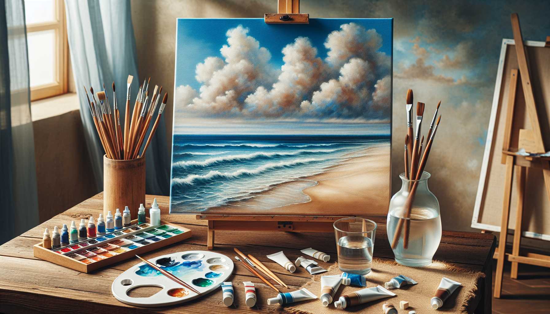 Easy Beach Scene Painting: Step-by-Step Guide for Beginners