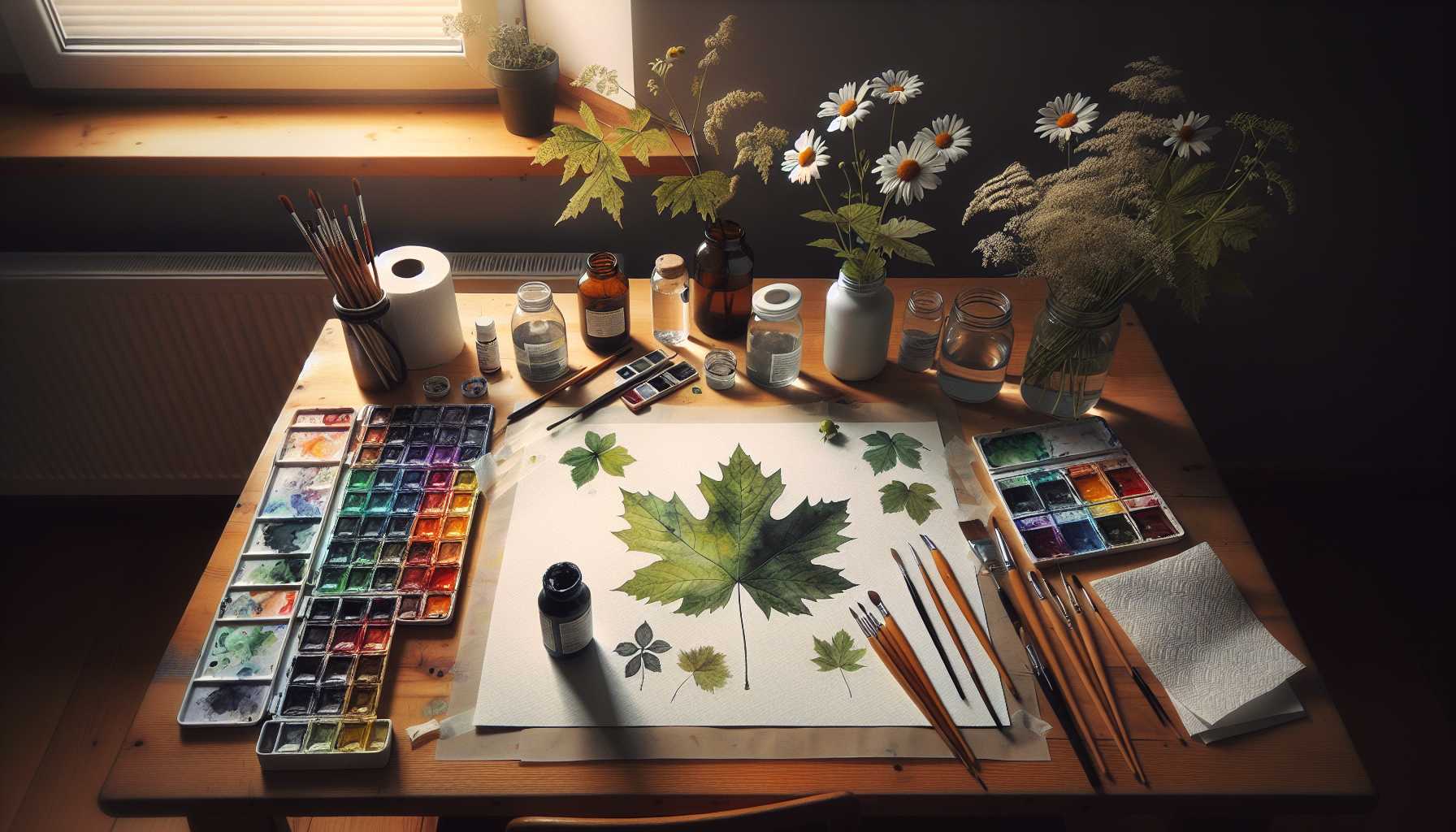 Easy Nature Prints: Leaf and Flower Painting for Beginners