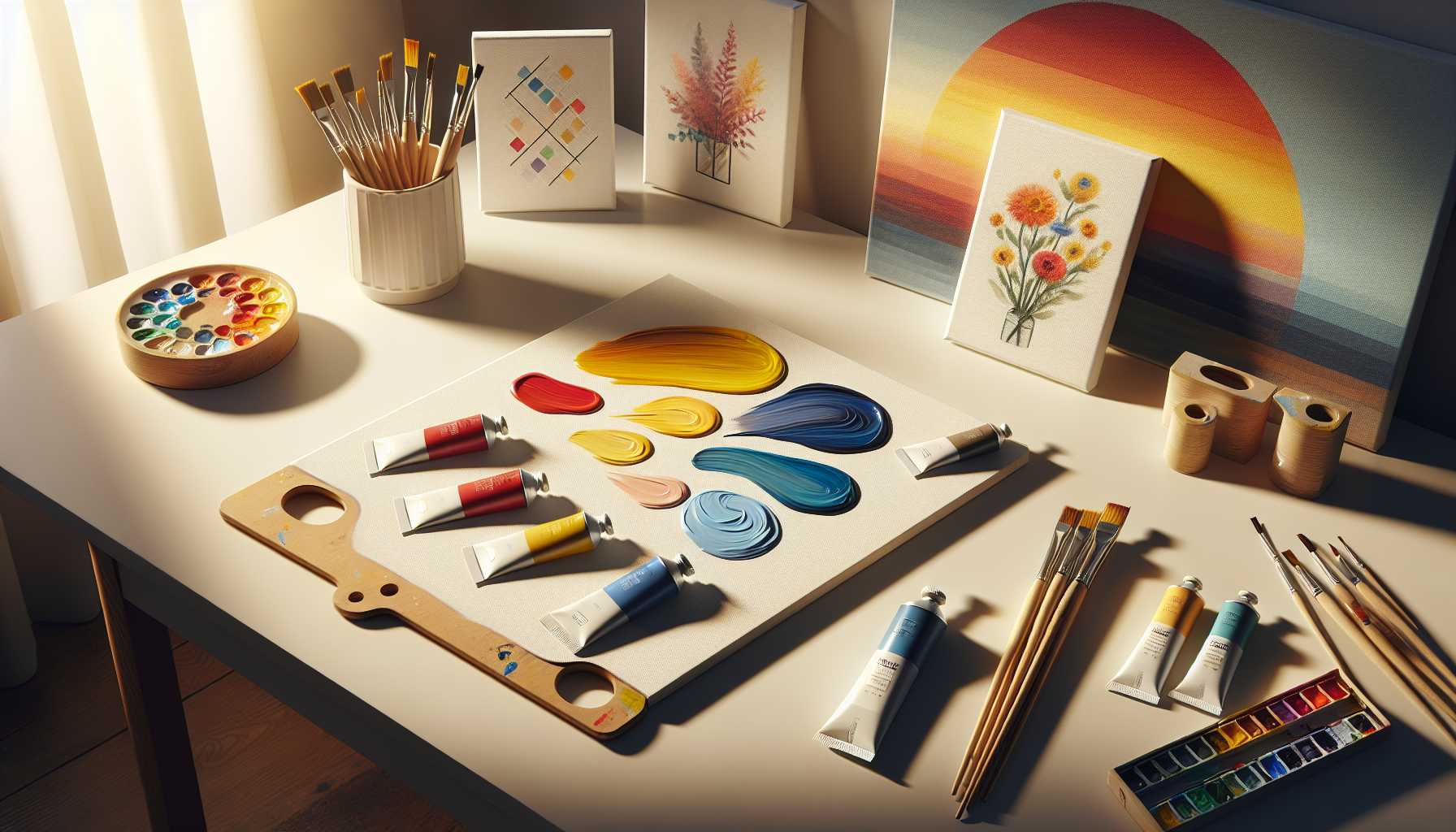 15 Simple Painting Projects Using Only Three Colors