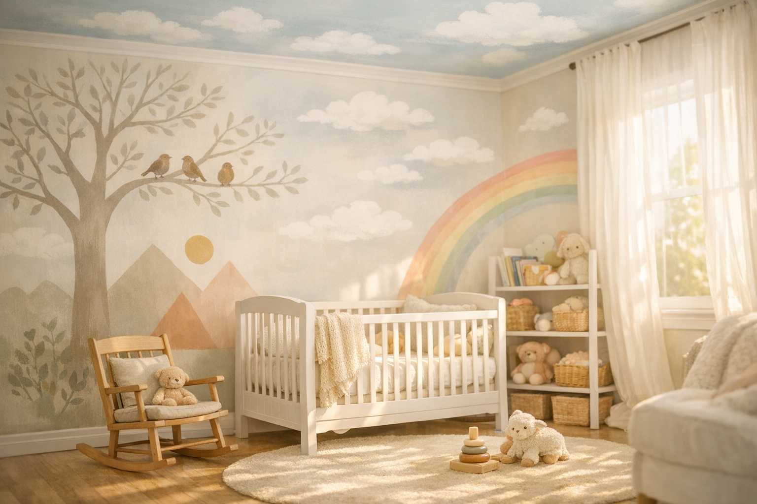Nursery Wall Art: Simple Painting Ideas for Baby Rooms