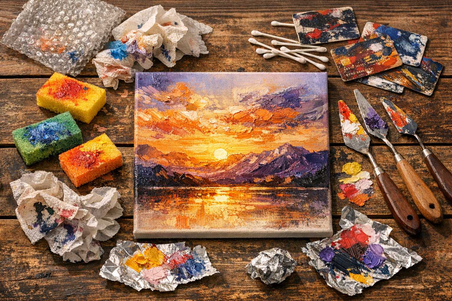 No-Brush Painting Guide: Alternative Tools for Beginners