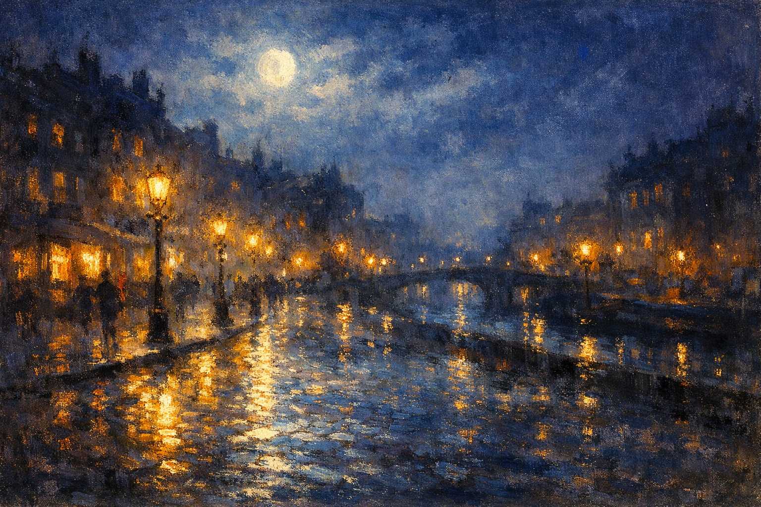 Night Scene Painting: Impressionist Nocturne Guide