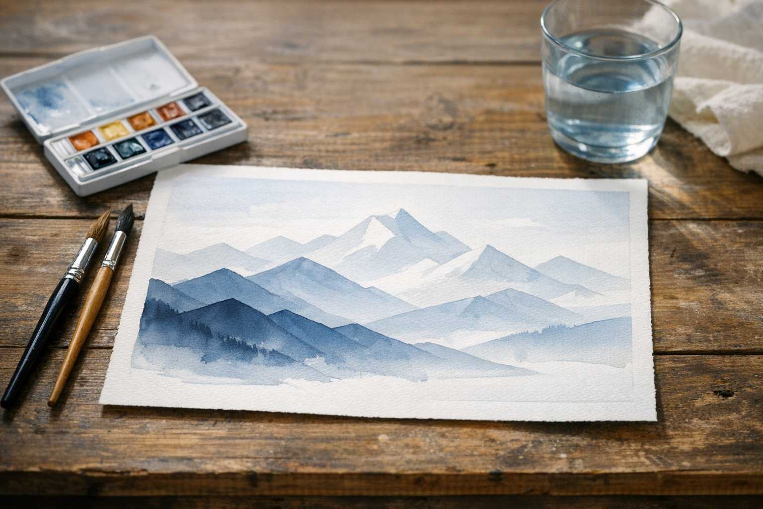 Minimalist Mountain Art: Simple Landscape Techniques